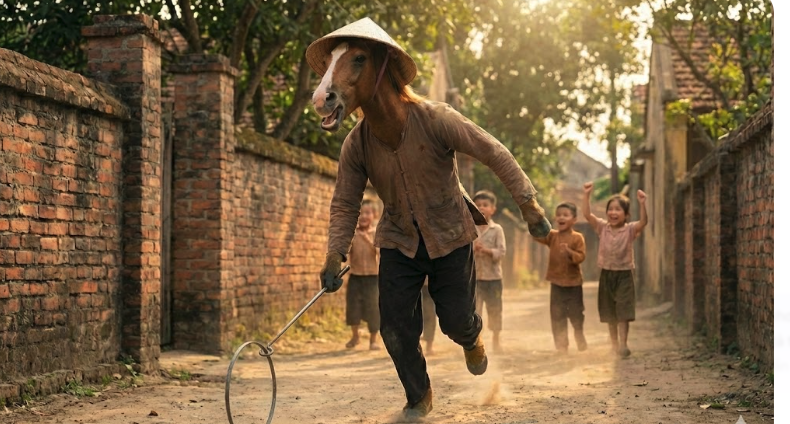 Ngọ Chơi Đi Goòng: Sống Lại Ký Ức Tuổi Thơ Với Trò “Đánh Vòng” Huyền Thoại