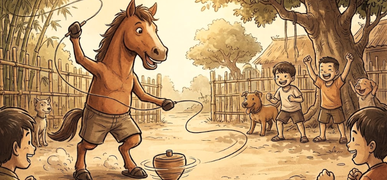 Ngọ đánh quay: Trở về tuổi thơ dữ dội với những trận “thư hùng” trên sân đất