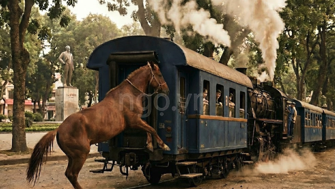 Ký ức dữ dội: Ngọ nhảy tàu hơi nước và chuyến đi của tuổi trẻ